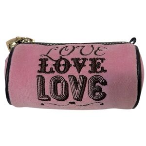 Victoria's Secret Vintage Velour Mini Cosmetic Case NWOT